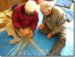 竹篭作り